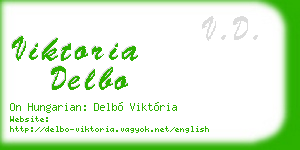 viktoria delbo business card